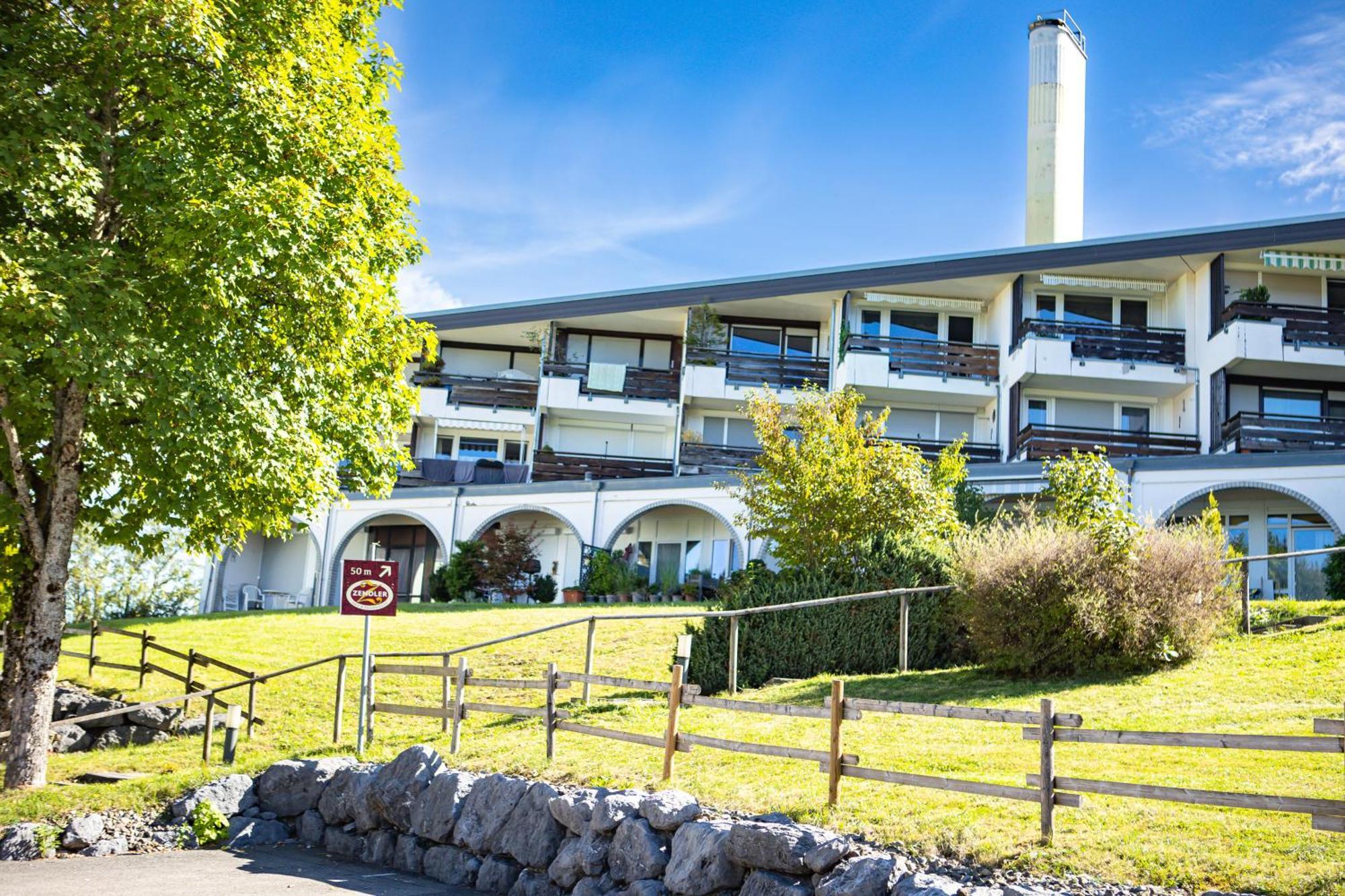 Relax - Petrol Mit Pool Und Sauna Scheidegg Exterior photo